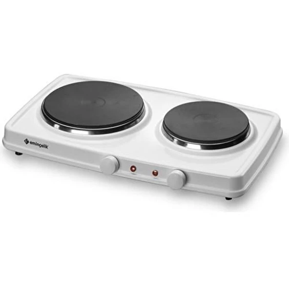 EMİNÇELİK EC SÜ 4102 WE30 SETÜSTÜ (TEZGAHÜSTÜ) BEYAZ EMAYE ELEKTRİKLİ OCAK SANCAK ALİMER - 4