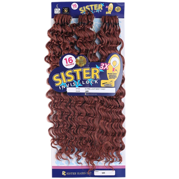 Sister Afro Dalgası Saç - Kızıl Bakır 350 - Resim 2