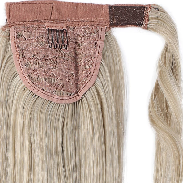 Bağlamalı Düz At Kuyruğu - Balköpüğü Platin Röfleli - Resim 4