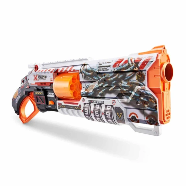Sunman X-Shot Skins Lock Blaster 16 Mermili Sünger Dart Atan Silah 56 CM