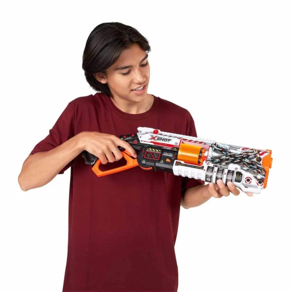 Sunman X-Shot Skins Lock Blaster 16 Mermili Sünger Dart Atan Silah 56 CM - 4