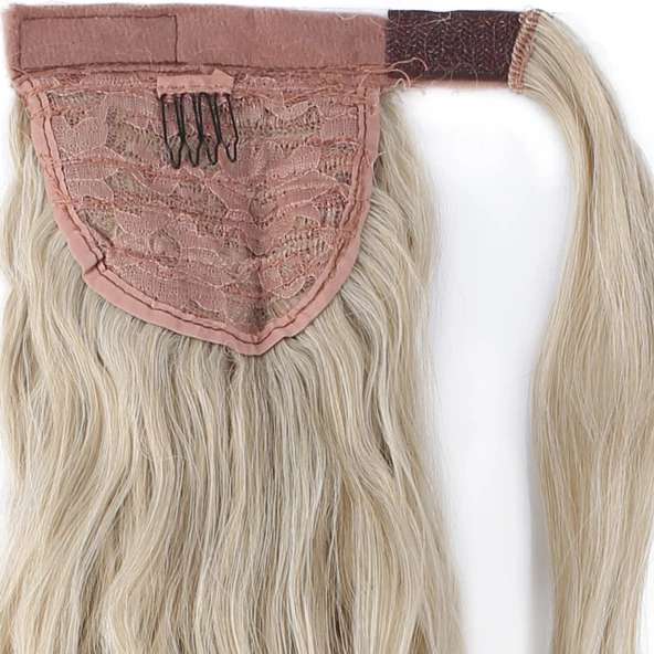 Bağlamalı Kabarık Dalgalı At Kuyruğu - Balköpüğü Platin Röfleli - Resim 4