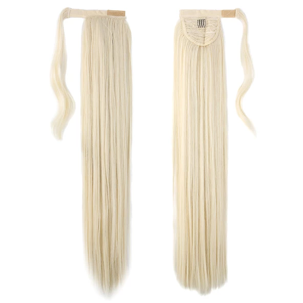 Bağlamalı Düz At Kuyruğu - Platin - Resim 4