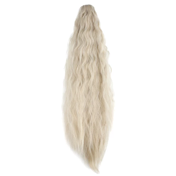 Tokalı Kabarık Dalgalı At Kuyruğu - Balköpüğü Platin Röfleli - Resim 2