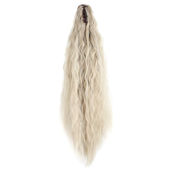 Tokalı Kabarık Dalgalı At Kuyruğu - Balköpüğü Platin Röfleli - Resim 3