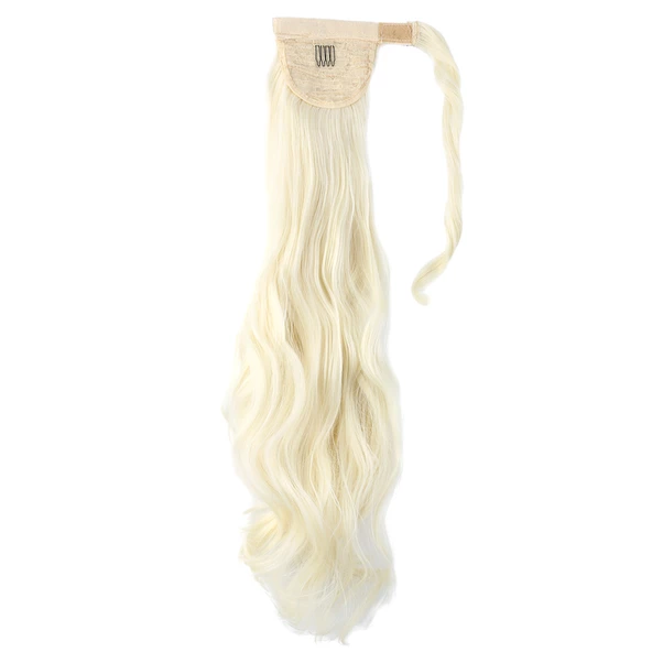 Bağlamalı Dalgalı At Kuyruğu - Açık Platin - Resim 3