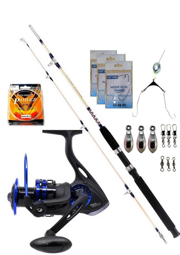 Remixon Hurricane 1.50 mt Master 6000 Tekne Olta Takımı Mercan Çupra
