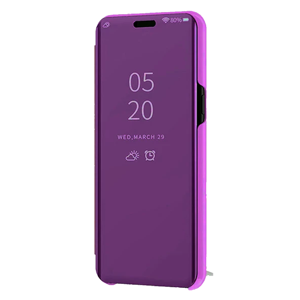 Samsung Galaxy S8 Aynalı Kapaklı Lüx Kılıf - Resim 5