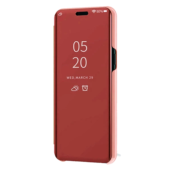 Samsung Galaxy A20s Aynalı Kapaklı Lüx Kılıf - Resim 3