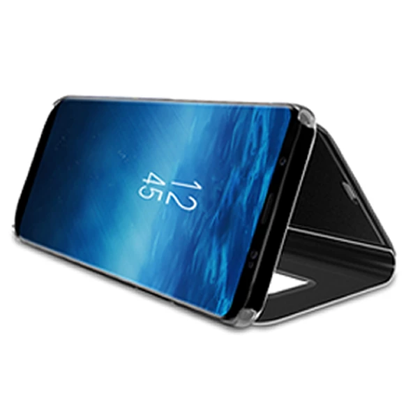 Samsung Galaxy A70 Aynalı Kapaklı Lüx Kılıf - Resim 2