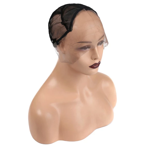 Front Lace Tül Peruk Dikim Filesi - Siyah ürün görseli