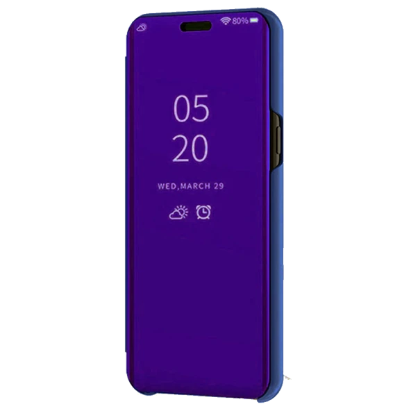 Huawei Y5 2018 Aynalı Kapaklı Lüx Kılıf - Resim 8