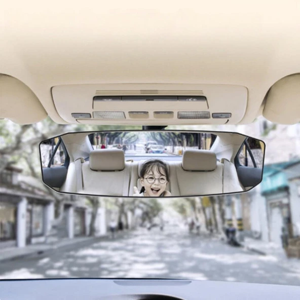 Coofbe Dışbükey Geniş Açılı Araç Dikiz Aynası Kör Nokta Azaltıcı Ultra Şeffaf Ayna Geniş Açılı Dikiz Aynası