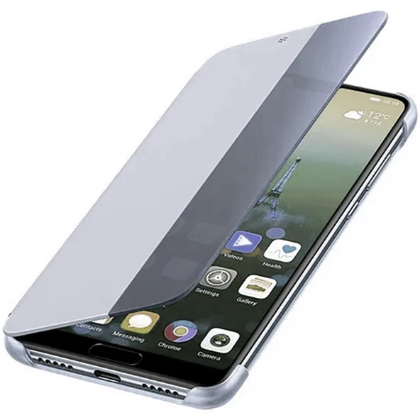 Huawei Mate 30 Lite Yarım Cam Kapaklı Kılıf - Resim 10