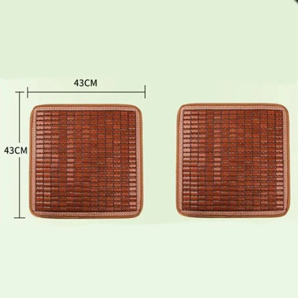 Coofbe Bambu Nefes Alabilen Terlemez Oto Araç Koltuk Minderi Kaymaz Tabanlı Araç Koltuk Minderi - 3