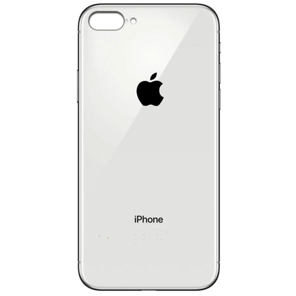 Apple Iphone 7 / 8 Plus Araç Tutucu Mıknatıslı Logolu Arka Cam Kapak Kılıf - 5