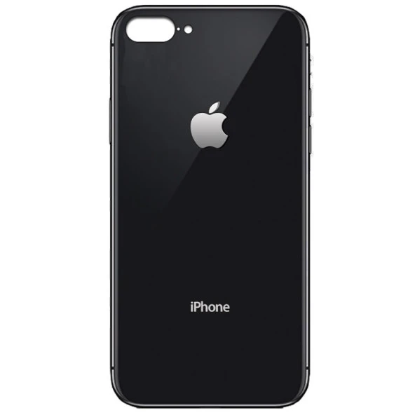 Apple Iphone 7 / 8 Plus Araç Tutucu Mıknatıslı Logolu Arka Cam Kapak Kılıf - 9