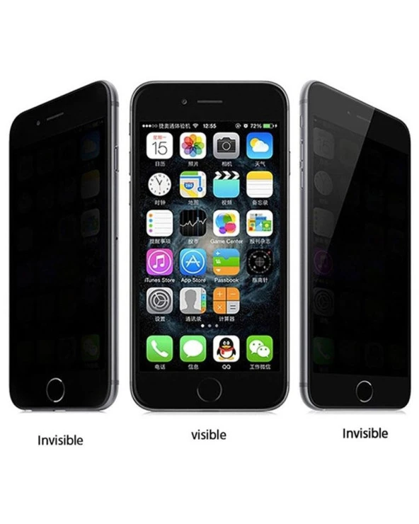 Apple Iphone 6 Plus Yandan Görünmeyen Koruyucu Hayalet Cam - Resim 5