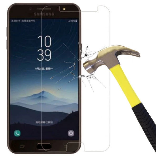 Samsung Galaxy A9 Temperli Kırılmaz Cam Ekran Koruyucu - 2