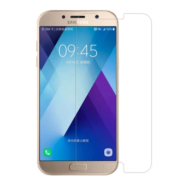 Samsung Galaxy A3 2017  A320 Temperli Kırılmaz Cam Ekran Koruyucu