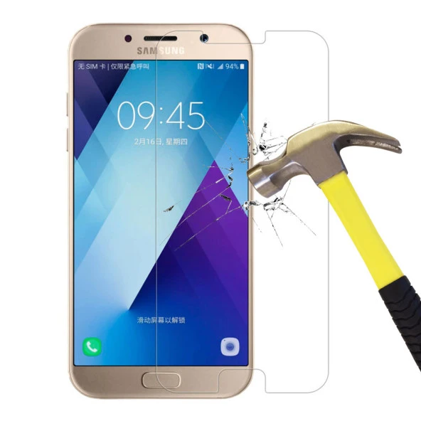 Samsung Galaxy A3 2017  A320 Temperli Kırılmaz Cam Ekran Koruyucu - 2