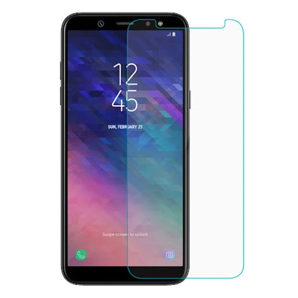 Samsung Galaxy A6 2018 Temperli Kırılmaz Cam Ekran Koruyucu