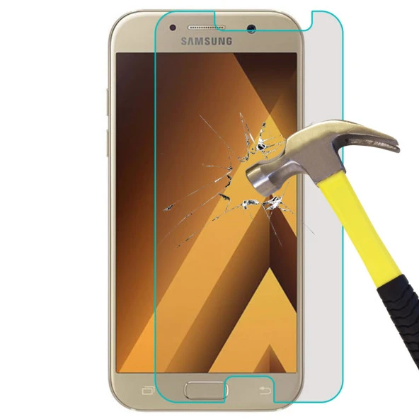 Samsung Galaxy A7 2017 Temperli Kırılmaz Cam Ekran Koruyucu - Resim 2