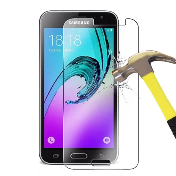 Samsung Galaxy J3 2016 J310 Temperli Kırılmaz Cam Ekran Koruyucu - Resim 2