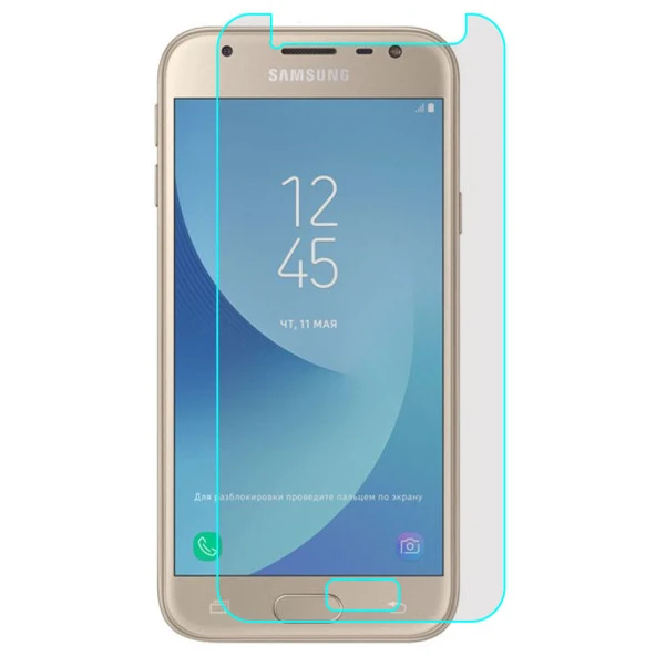 Samsung Galaxy J3 2017 Temperli Kırılmaz Cam Ekran Koruyucu