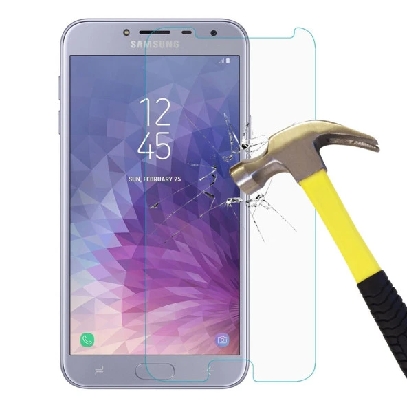 Samsung Galaxy J4 Temperli Kırılmaz Cam Ekran Koruyucu - Resim 2