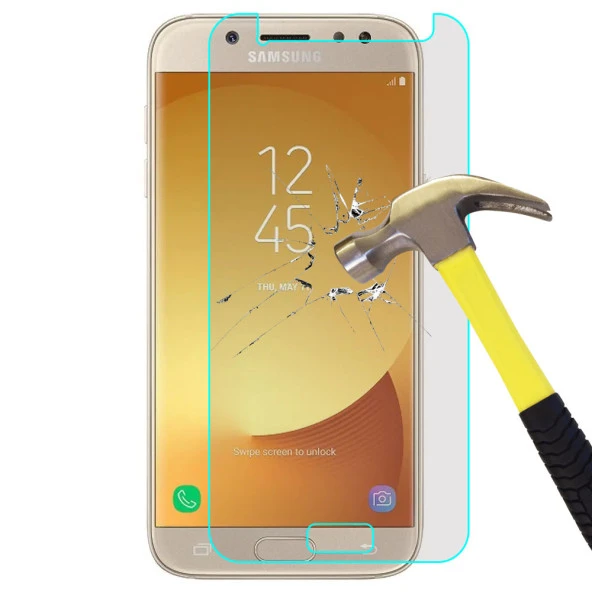 Samsung Galaxy J5 Pro Temperli Kırılmaz Cam Ekran Koruyucu - 2