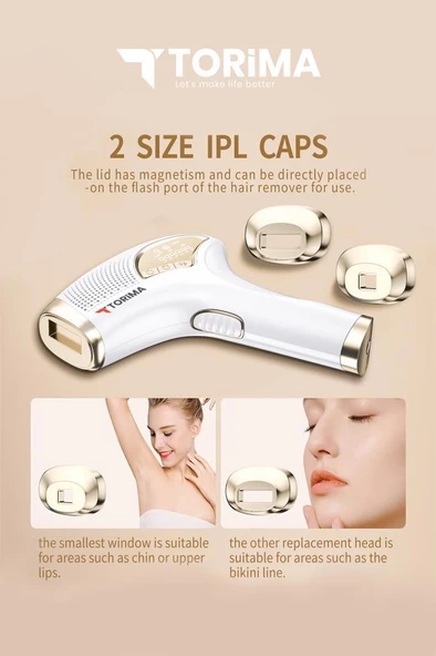 Torima Ipl Buz Başlıklı Lazer Epilasyon 999.999 Atım Otomtk/manuel Dokunmatik Ekran Ağrısız Vücut Cihazı - 7