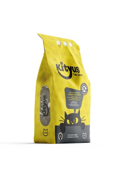 Extra Topaklanan, İnce Taneli, Tozsuz, Aktif Karbonlu Bentonit Kedi Kumu 10kg - 2