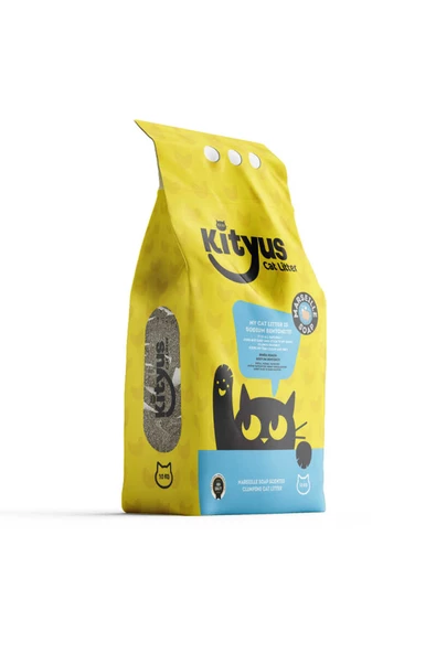 Ekstra Hijyenik İnce Taneli Topaklanan Tozsuz Marsilya Sabunlu Kedi Kumu 10lt - 2