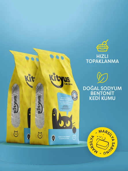 Kityus 20 Lt Marsilya Sabunu Kokulu Kedi Kumu  (2X10Lt)