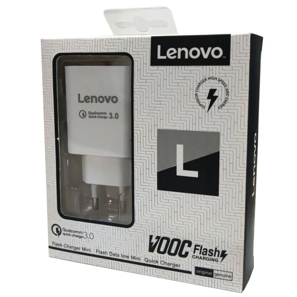 Lenovo 18W 2A Type-C Hızlı Şarj Adaptör ve Data Kablosu