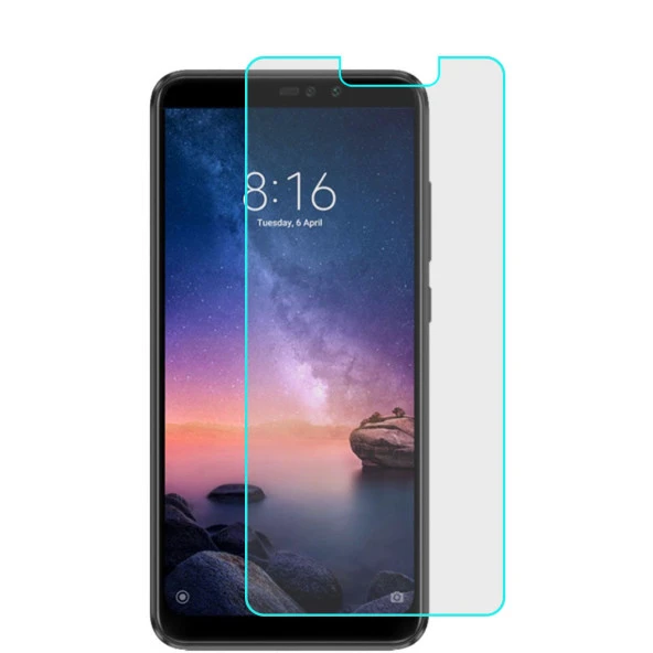 Xiaomi Redmi Note 6 Temperli Kırılmaz Cam Ekran Koruyucu - Resim 2