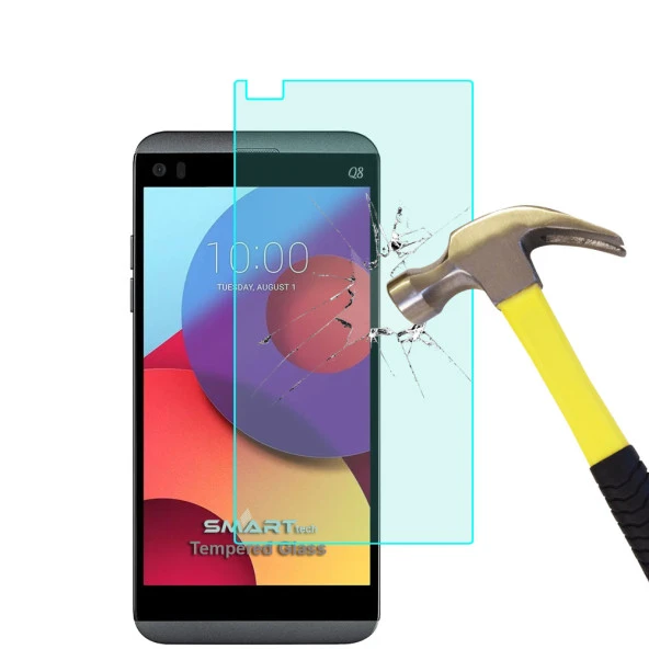 LG Q8 Temperli Kırılmaz Cam Ekran Koruyucu
