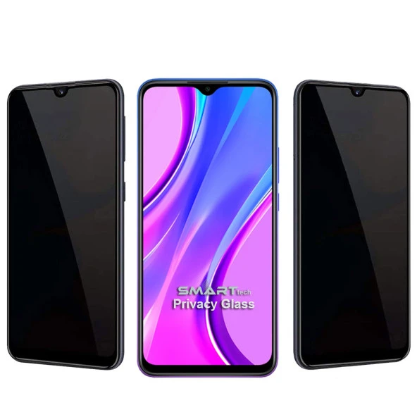 Xiaomi Redmi 9 Yandan Görünmeyen 5D Hayalet Ekran Koruyucu - Resim 3
