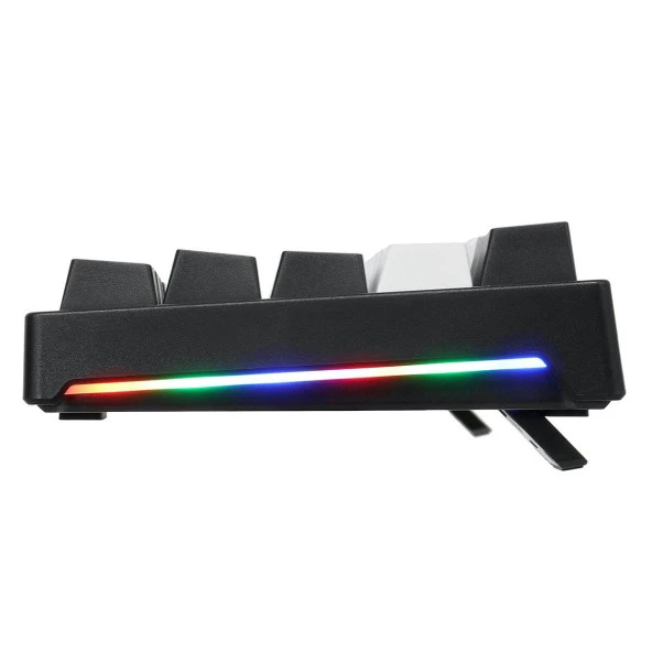 Valkyrie Leaven K620 Blue Switch Mekanik Gaming Oyun Klavyesi RGB 61 Key Mavi Tuş Type-C Klavye Beyaz-Siyah - 7
