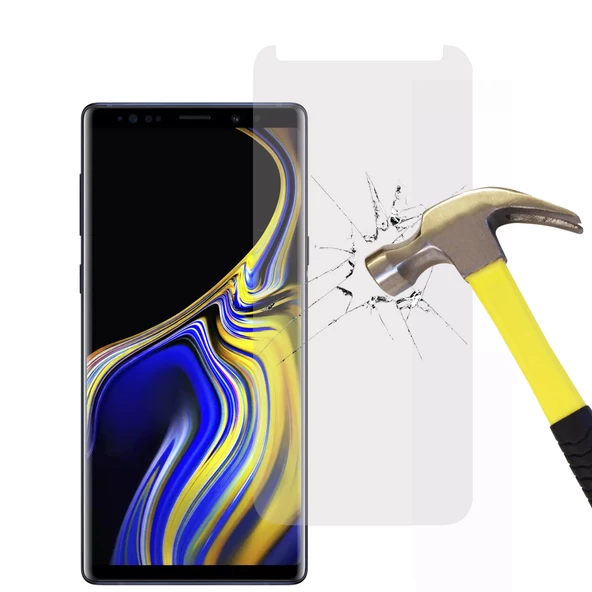 Samsung Galaxy Note 9 Tam Kaplayan Kavisli Cam Ekran Koruyucu - Resim 3