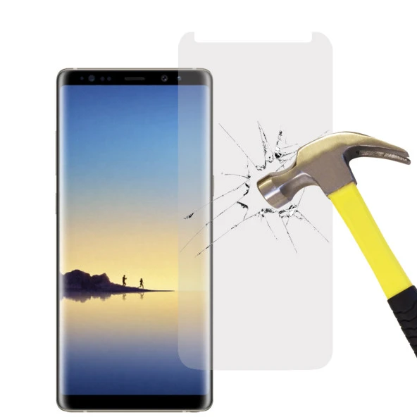 Samsung Galaxy Note 8 Tam Kaplayan Kavisli Cam Ekran Koruyucu - 3