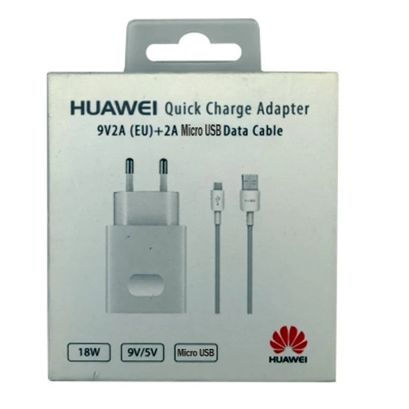 Huawei 18W 2A Micro USB Hızlı Şarj Adaptör ve Data Kablosu
