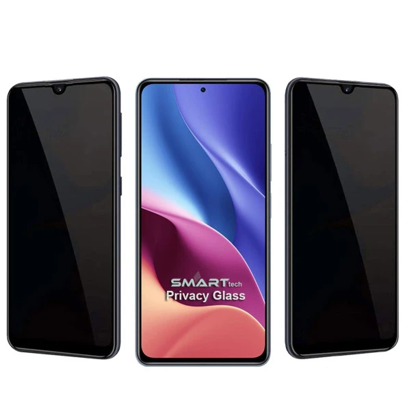 Xiaomi Redmi K40 Yandan Görünmeyen 5D Hayalet Ekran Koruyucu - Resim 3