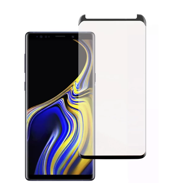 Samsung Galaxy Note 9 Tam Kaplayan Kavisli Cam Ekran Koruyucu - Resim 2