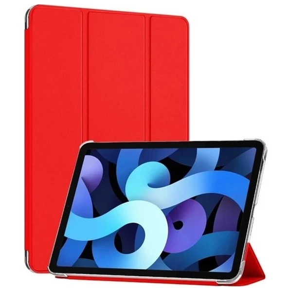 Apple Ipad 2 / 3 / 4 Smart Cover Arkası Şeffaf Tablet Kılıfı - 3