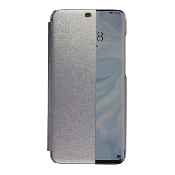Huawei Mate 20 Pro Yarım Cam Kapaklı Kılıf - Resim 10