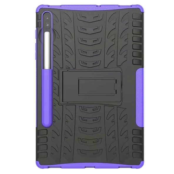 Samsung Galaxy T860 Standlı Tank Tablet Kılıfı Özel Zırh - Resim 6