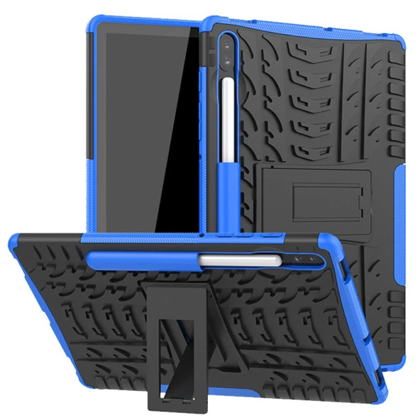 Samsung Galaxy T860 Standlı Tank Tablet Kılıfı Özel Zırh - Resim 7
