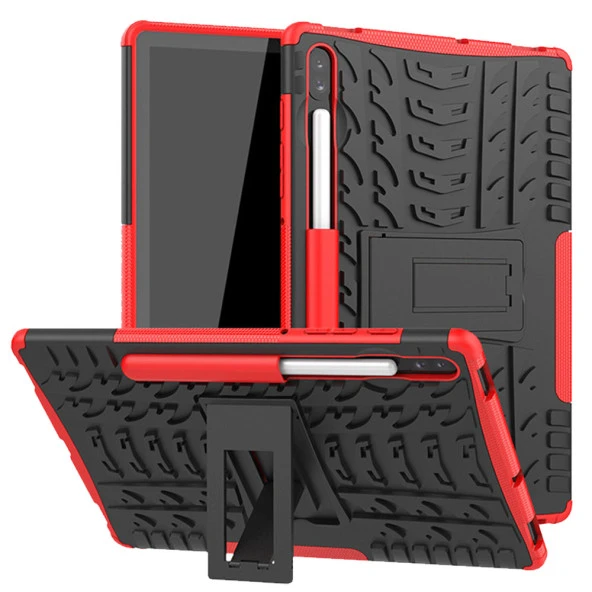 Samsung Galaxy T860 Standlı Tank Tablet Kılıfı Özel Zırh - Resim 11